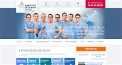 Desktop Screenshot of clinique-main-nantes.org